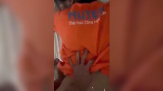 doggy em sinh viên hutech cực dâm