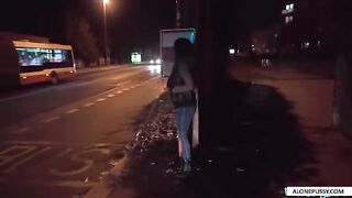 Spanish Milf Flashes Tits In Public. - Bianka Blue
