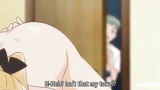 Touching her Sneakily in Public! - Hentai