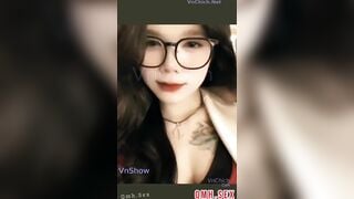 Tổng hợp, Địt Cô gia Sư kính Cận Vú To lồn múp, Xuất Tinh đầy Mặt như con đĩ SGBB
