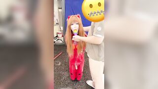 Bạo dâm em ladyboy sục cu phụt tinh dâm dãng chảy nước