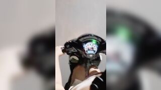 Public bắt em mie mặt váy mỏng tang chạy xe ngoài đường