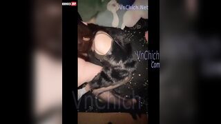 Lộ Clip Sex Thu Uyên gái một con cực dâm bị chồng dập như giã gạo 2