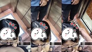 Em sgbb bú mút trong thang máy thì có người lạ vô