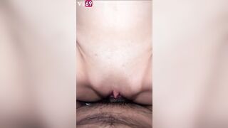 Clip Sex Lúc đầu em lại không cho quay nhưng Nứng quá em bắn vào trong hai nháy luôn