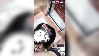 EM VK 2K3 ĐANG BÚ MÚT ANH RỂ THÌ CÓ NGƯỜI VÀO THANG MÁY