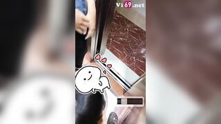 EM VK 2K3 ĐANG BÚ MÚT ANH RỂ THÌ CÓ NGƯỜI VÀO THANG MÁY