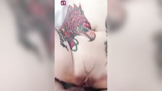 Clip Sex Em gái xăm trổ cực chiến chơi không bao 2 lỗ