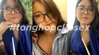 Chị gái trùm chăn bú cặc cho thằng em họ lớp 10