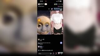 E gái xinh thua kèo PK tóp tóp nên show hàng cpublic trên live cho mn xem p2