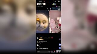E gái xinh thua kèo PK tóp tóp nên show hàng cpublic trên live cho mn xem p2