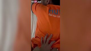 Địt SV năm nhất trường đại học Hutech dáng ngon mặt xinh