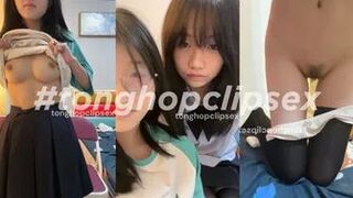 Vừa híp vừa xoa lồn của con em họ