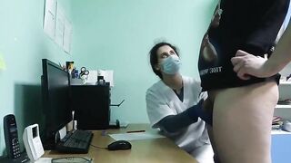 Đi khám cu đước nữ bác sĩ dâm bú mút con con cặc địt cho tê lồn dâm đãng