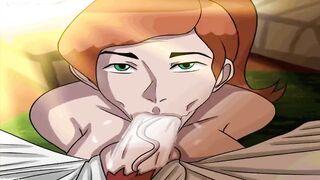 Chị Gái Họ Hàng Gwen Tennyson Cực Kỳ Mê Bú Cặc