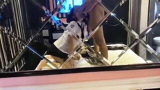 E học sinh trốn học đi nhà nghỉ bú cu đụ nhau quay video trước gương với a làm kĩniệm