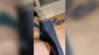 đi làm về là thấy vặc cởi chuồng chổng mông sẵn chờ địt rồi mới được đi tắm