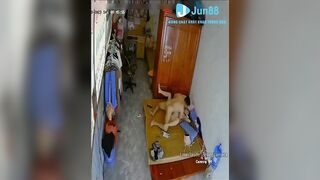 Hack cam quay lén chị chủ shop dâm cho khách địt trộm khi ck vắng