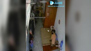 Hack cam quay lén chị chủ shop dâm cho khách địt trộm khi ck vắng