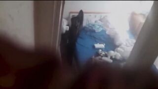 Quay lén chị gái hàng xóm vú to