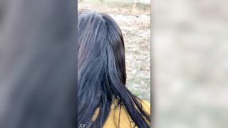 Doggy người yêu dâm trên bãi đất trống cực đã