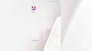 MMLive Heily da trắng vú đẹp lồn hồng mặc đồ lót trắng livestream show hàng cực ngon