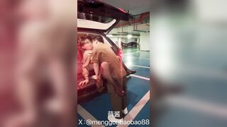 Địt rau dưới hầm gửi xe quay lại làm kỉ niệm