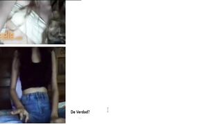Omegle hai em teen nứng cùng thủ dâm