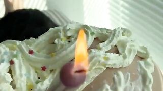 Bánh kem lỗ đít cực dâm