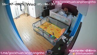 Vk ck tranh thủ lúc con ngủ P2