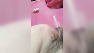 Hút thuốc bằng lồn độc lạ vc