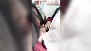 Bé dâm bú cặc sướng chảy cả dãi