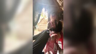 Thử việc Em nhân viên Cafe chòi mới ngày đầu đi làm