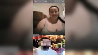 Gái béo vú cực khủng trên web Omegle