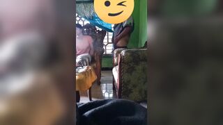 Ô chú già hàng xóm tranh thủ bố mẹ e đi vắng qua nhà tụt quần gạ đụ em