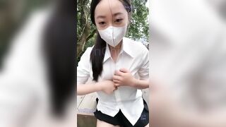 Em idol MMlive sanzai2 dâm dãng livestream public show lồn hồng gạ chịch người lạ nơi 2