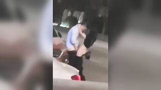 cặp đôi nứng quá họ xe đụ nhau giữa đường mới vl