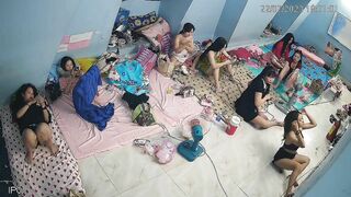 Vietnamese KTV staff shared room