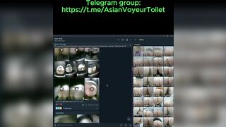 Spying asian teen pissing in bar 2