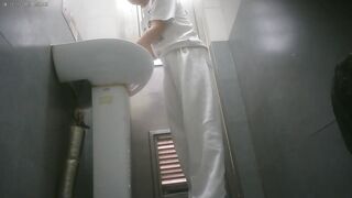 Chinese public park toilet