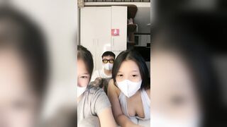 Rủ 2 nhỏ bạn stream chịch chơi , ai ngờ tụi nó chịu , được chịch free luôn-P4