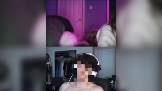 Dại trai show vú cho trai lạ trên omegle