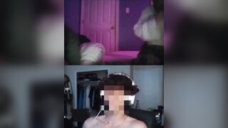 Dại trai show vú cho trai lạ trên omegle