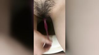 bàn chải , lồn rậm lông