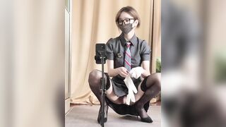 Em ladyboy cực xinh khoe cu