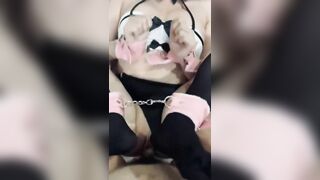 xích con cún cái lại bạo dâm thở không ra hơi