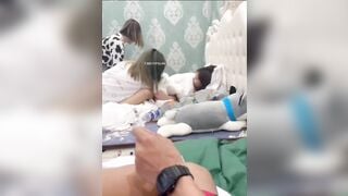 Bắt ghen độc lạ Việt Nam chùm mềm cả đám móc lồn cho nhân tình của chồng