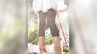 Cosplay nữ tiên elf umeko_J mông to da trắng cực múp