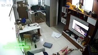 Hack Camera Phòng Khách Chung Cư Nữ Chủ Nhà Nứng Lồn