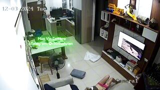 Hack Camera Phòng Khách Chung Cư Nữ Chủ Nhà Nứng Lồn